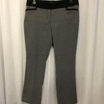 New York &amp; Company 7th Avenue Women&#39;s Pants Blk &amp; Wht  Houndstooth Size ... - $23.51
