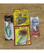 Bait Hard Spinner Strike King Tx3 Rebel Lot 4 Pc Fishing - $55.56 CAD
