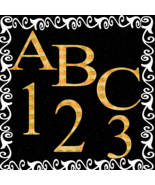 ABC and 123 Halloween Letterers T2-Digital ClipArt-Fonts-Art Clip-Gift T... - $37.50 MXN