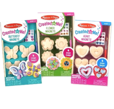 Melissa &amp; Doug Wooden Magnets Craft Kit – Butterflies, Flowers and Hearts - £20.90 GBP