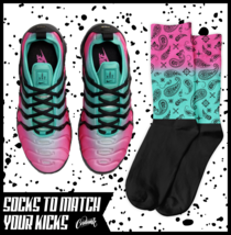 VaporMax Plus South Beach Socks Pink Blast Flyknit 2023 Shirt Clear Jade... - $20.69
