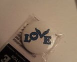 Love Wings Decorative Blue/White Shirt Button Attachable - $5.69