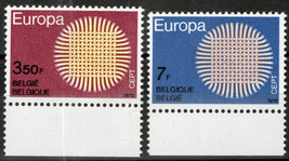 ZAYIX Belgium 741-742 MNH Europa Cept 071823S128M - £1.17 GBP