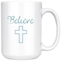 Believe Coffee Mug, Encouraging Mug, Spiritual Coffee Cup, Inspirational Gift, C - £11.99 GBP