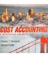 1991 Cost Accounting Textbook HC Managerial Emphasis 7th Edition Prentic... - €42,61 EUR