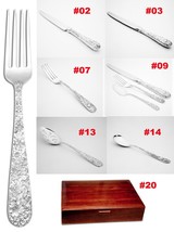 KIRK STIEFF &amp; SON ANTIQUE REPOUSSE STERLING SILVERWARE 1924 MINT - $12.87+