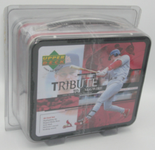 Upper Deck Tribute to Mark McGwire Metal Lunch Box - 30 Card Set - Fact.  Sealed - £18.47 GBP