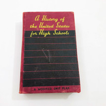 A History of The United States for High Schools 1943 WH Yarbrough HB - $14.84