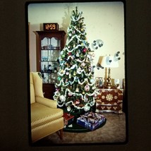 12:59 On Christmas Day Tree Ornaments Tinsel Presents VTG 35mm KODACHROM... - £11.73 GBP