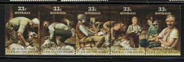 Australia 1986 Very Fine Mnh Strip Of 5 Stamps Scott # 987A - £2.45 GBP