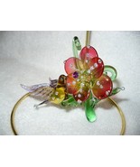 Ashton Drake Heirloom Ornaments Garden Of Glass Robin&#39;s Pretty Perch - $26.70