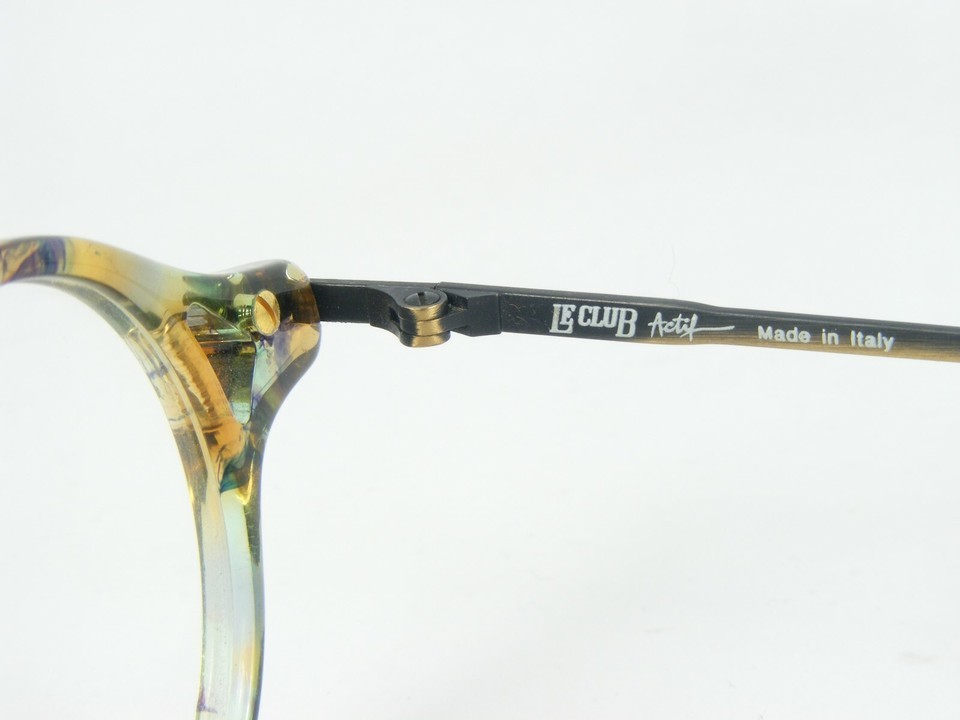 Vintage LE CLUB Actif RAY 44 678 MULTICOLOR EYEGLASSES GLASSES 44-14-140mm Italy Item image 10