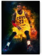 Cleveland Cavaliers LeBron James #23 NBA Metal Sign 12x8in Basketball - $34.84 CAD