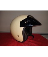 Vtg Lear Siegler BA-72 Motorcycle Helmet Black Upper Visor 5-74 - £31.60 GBP