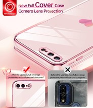 For 7 Plus 8 Plus Phone Case with Tempered Glass Screen Protector 2 Pcs Full Cam - £15.83 GBP