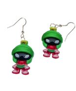 MARVIN MARTIAN Funky EARRINGS Space Alien Astronaut Mini Figure Novelty ... - $9.77