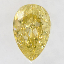 Pear Shape Diamond Fancy Yellowish Brown Loose 0.50 Carat SI1 IGI Certified - £470.61 GBP