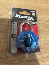 Master Lock  1530DCM Locker Lock Combination Padlock  1 Pack BLUE NEW - £8.65 GBP