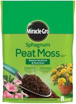 Miracle-Gro 85278430 Sphagnum Peat Moss 8qt - £12.74 GBP