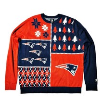 New England Patriots NFL Football Team Apparel Ugly Christmas Sweater 2XL - £51.43 GBP