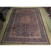 10x13 Authentic Hand Knotted Semi-Antique Wool Rug Ivory B-74546 * - £2,303.14 GBP