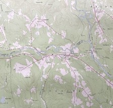 Map Cornish Maine 1964 #2 Topographic Geological Survey 1:24000 27 x 22&quot; TOPO5 - £35.37 GBP