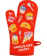Blue Q Oven Mitt ~ Smells Like Happy. Super-Insulated Quilting, Comfy, N... - €14,33 EUR