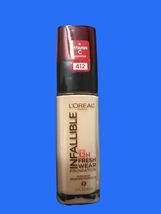 L'Oreal Paris Infallible Up to 32H Fresh Wear Foundation 412 Warm Ivory ... - $9.99