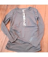 Carve Designs women&#39;s Size Medium M Rash Guard Swim Shirt Top grey long ... - $57.19 CAD
