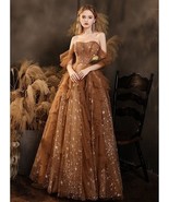 Beautiful Vintage Princess Prom Dress Sweetheart Puff Sleeve A-line Luxu... - €347,36 EUR