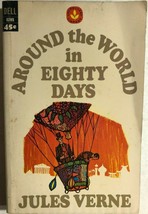 Around The World In Eighty Days By Jules Verne (1964) Dell Paperback 1st - £9.45 GBP