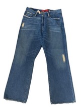 X2 Men Denim Pants 36W /32L Laboratory Express Jeans Blue Distressed Ripped Boot - £14.36 GBP