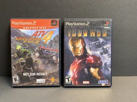 2 PlayStation 2 Video Games: ATV Offroad Fury 4 and IRONMAN - £3.48 GBP