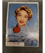 1953 Topps Who-Z-At Movie Star #21 Jane Powell Vintage Trading Card Holl... - $99.53 MXN