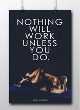 Motivation Workout Gym Fitness Yoga Quotes High Quality Wall Art Matte Poster - £24.19 GBP+