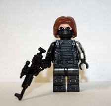 Minifigure Custom Toy Winter Soldier Marvel TV Show - £4.24 GBP