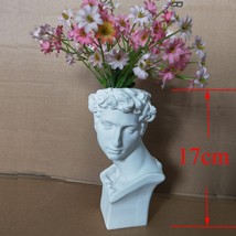 Resin Flower Pot Vase Home Decoration Pen Holder Makeup Brush Storage Bo... - £25.22 GBP