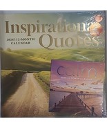 2026 INSPIRATIONAL QUOTES/CALM WALL CALENDARS ~2 Pack ~12&quot;x24&quot; Open &amp; 6&quot;... - $11.00 CAD