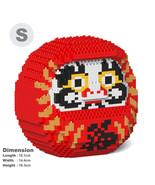 Japan Daruma Doll Sculptures (JEKCA Lego Brick) DIY Kit - £63.08 GBP