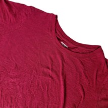 Old Navy Everywear Women&#39;s Slub Knit T Shirt Plus Size 3X Maroon Short S... - $24.75