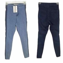 ASOS Two Tone 10.5&quot; Hi-Rise Jeggings Jeans Size 25 NEW - $20.00