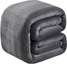 Soft King Size Summer Blanket All Season 350Gsm Thicken Warm Fuzzy Microplush - £29.30 GBP