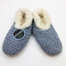 Snoozies Women&#39;s Rich &amp; Fabulous Pale Blue Color Slippers Medium 7/8 - £10.09 GBP