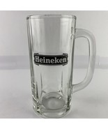 Heineken Beer Stein Mug Glass Logo 6&quot; Pilsner - $9.49