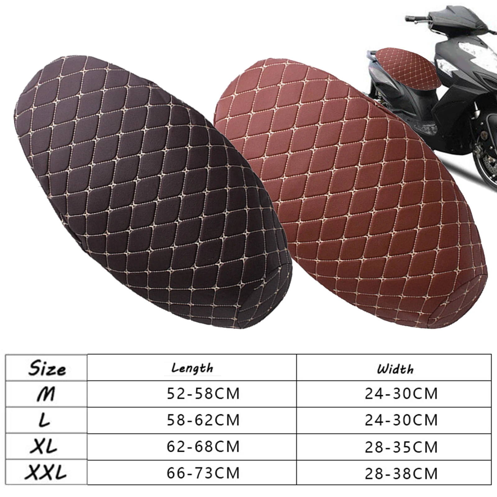Motorcycle Seat Cushion Cover Accessories Protector Protection Breathable - £10.78 GBP+