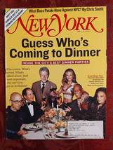 NEW YORK magazine May 5 2003 NYC Dinner Parties Debbie Bancroft Donny Deutsch - £12.70 GBP