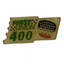 1993 First Union 400 North Wilkesboro NC NASCAR Racing Enamel Lapel Hat Pin - £6.39 GBP