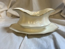 Johnson Brothers JB32 gravy boat with under plate - $9.45