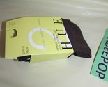 Hue Opaque Tights With Control Top 2 Piece Black And Brown Size 1 - $19.79