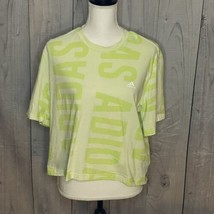 Adidas Cropped Top, Size XL, Bright Green, Short Sleeve, Logo - $19.99
